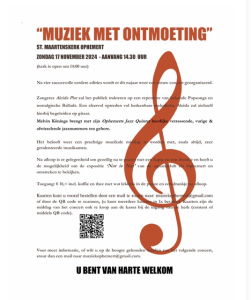 Muziek met ontmoeting